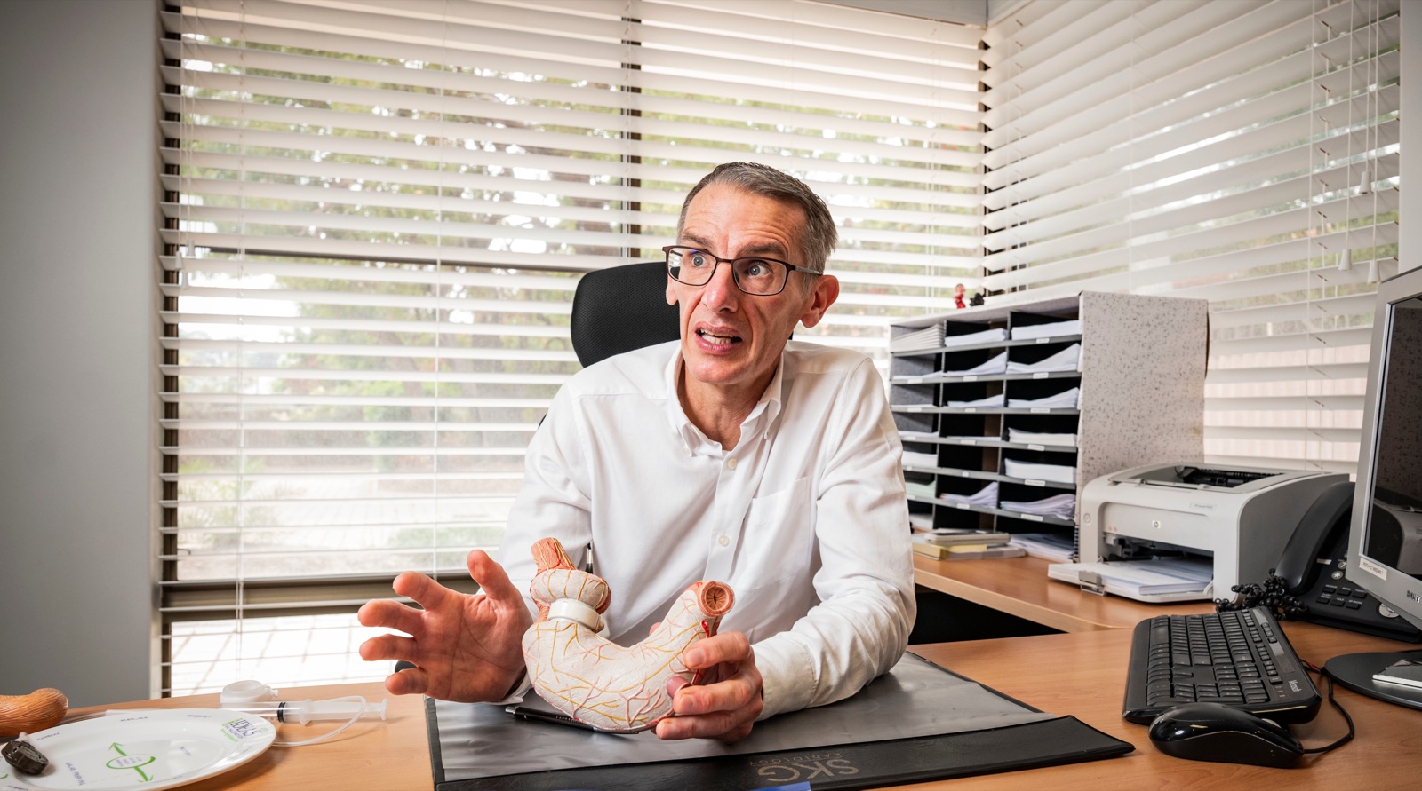 Dr Kevin Dolan explaining clinical anatomy