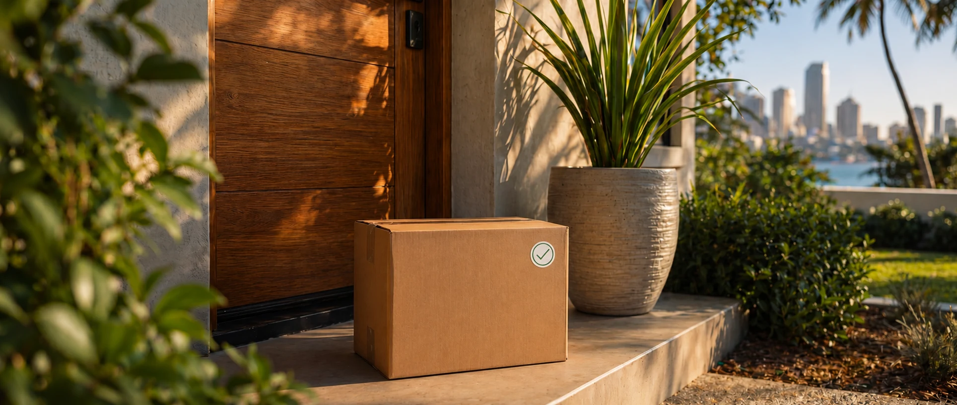 Discreet delivery box outside a home for clinician-led weight management programme